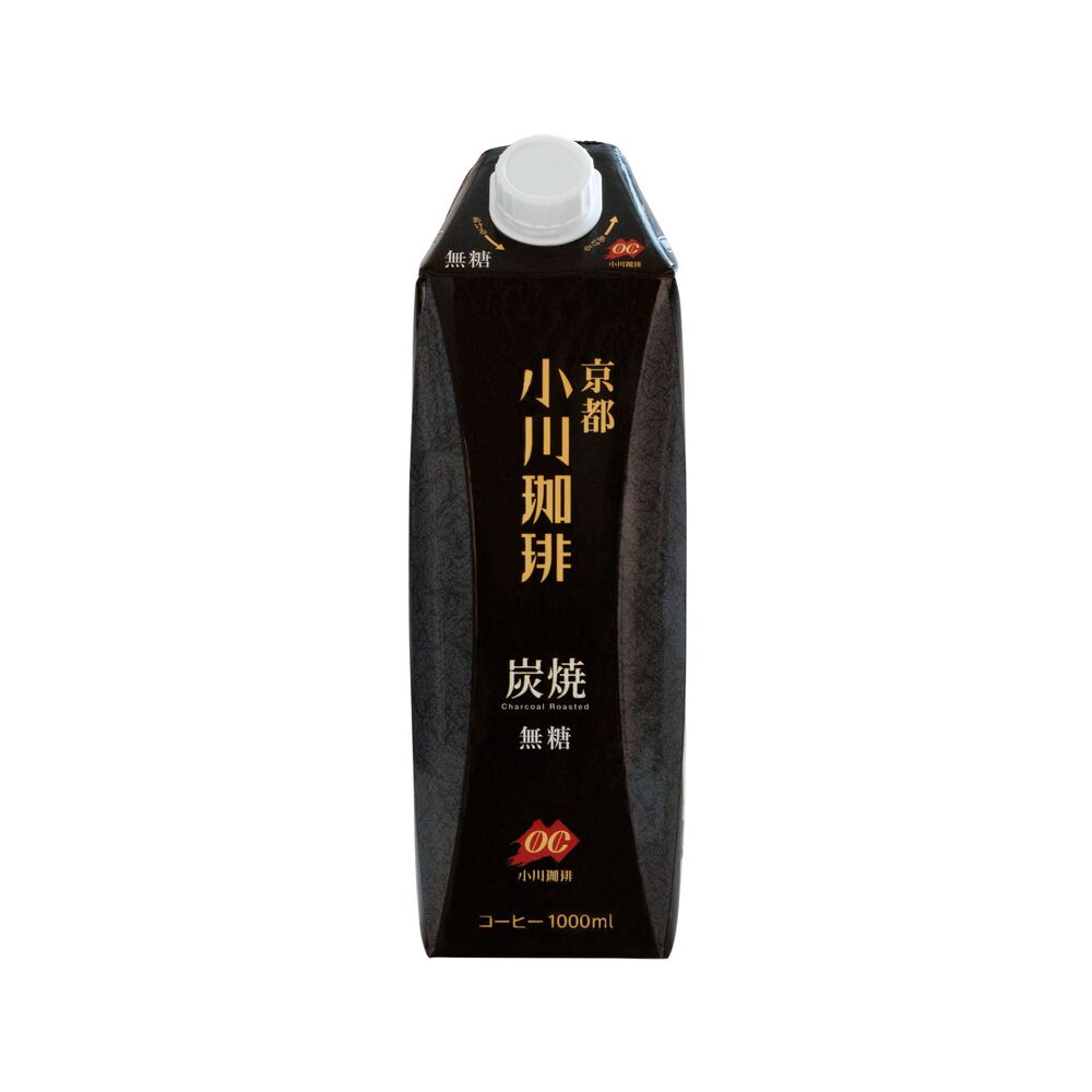 小川炭燒咖啡(無糖)1000ml