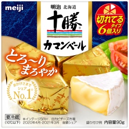 明治北海道十勝卡門貝爾乾酪(6個入)90g