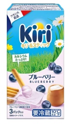 Kiri吉利藍莓乾酪沾醬-餅乾棒105g