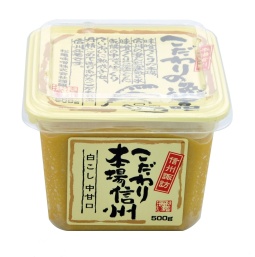 松龜本場信州味噌500g
