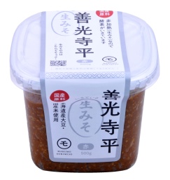 青木善光寺生赤味噌500g