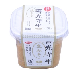 青木善光寺生白味噌500g